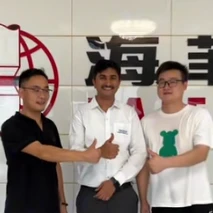 Tata Group Successfully Completes Final Acceptance Of Haifei's Fully Automatic Silver Contact Welding Machine Tata Group Successfully Completes Final Acceptance Of Haifei's Fully Automatic Silver Contact Welding Machine